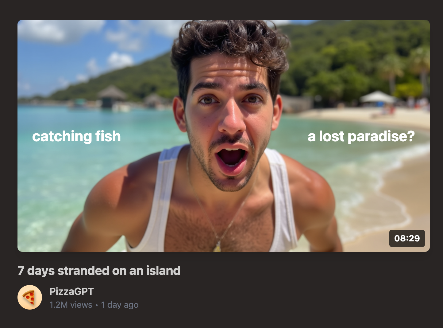 Esempio di miniatura YouTube
