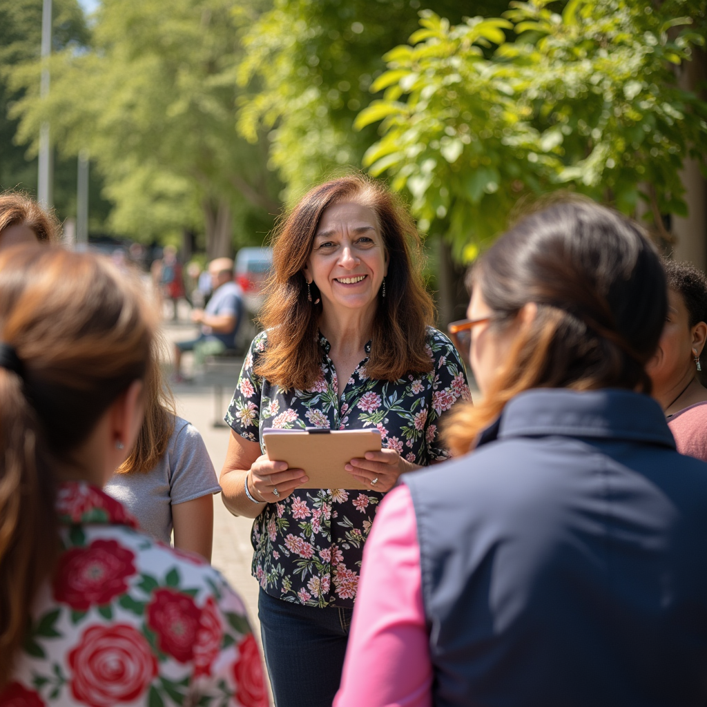 Community Leader at a Gathering