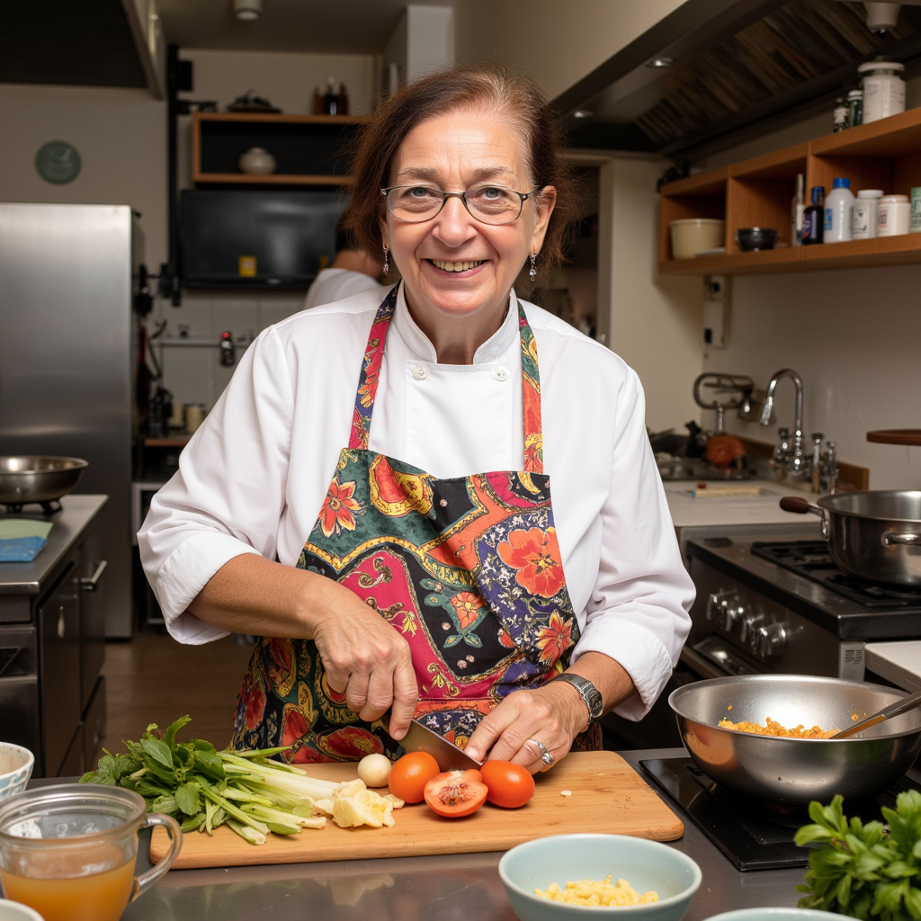 Culinary Master in a Kitchen