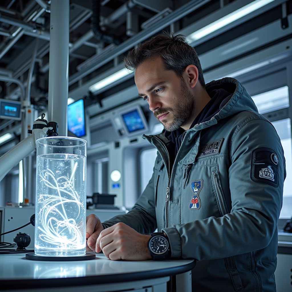 Futuristic Scientist
