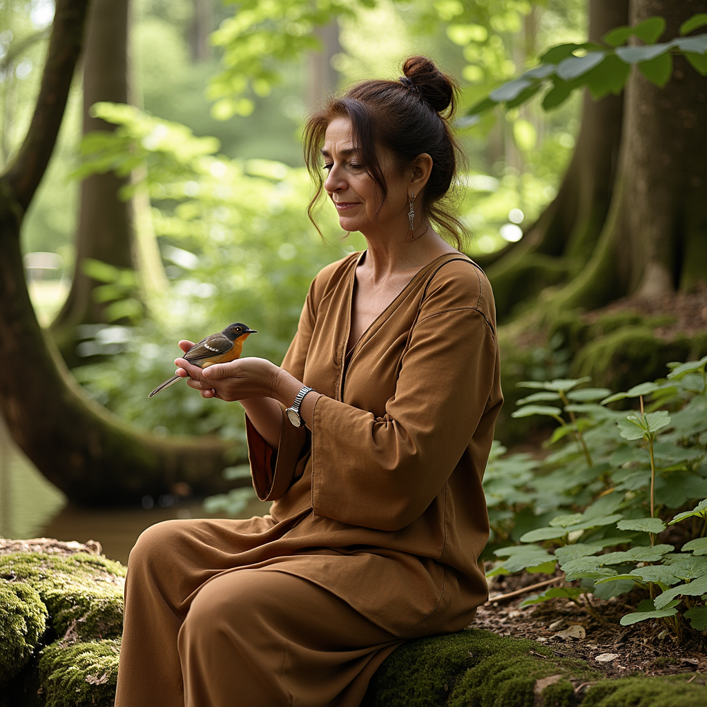 Wise Elder in Nature